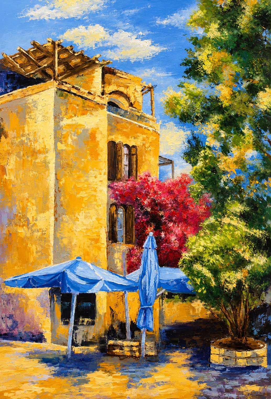 Sunlit Courtyard